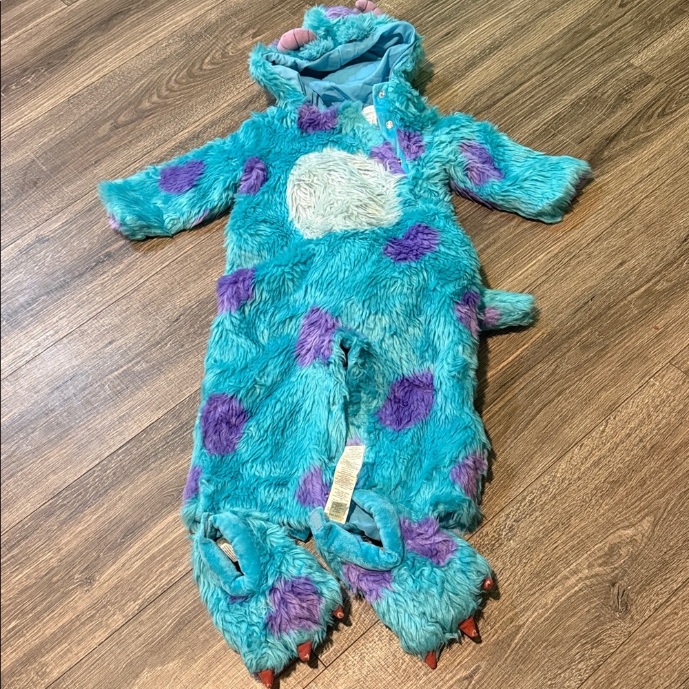 Monsters Inc. Blue and Purple Monster Costume (Pottery Barn)